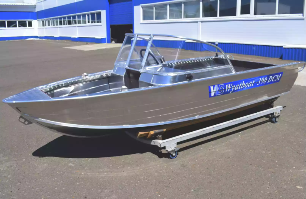 Алюминиевая лодка Wyatboat-390 DCM в Комсомольске-на-Амуре
