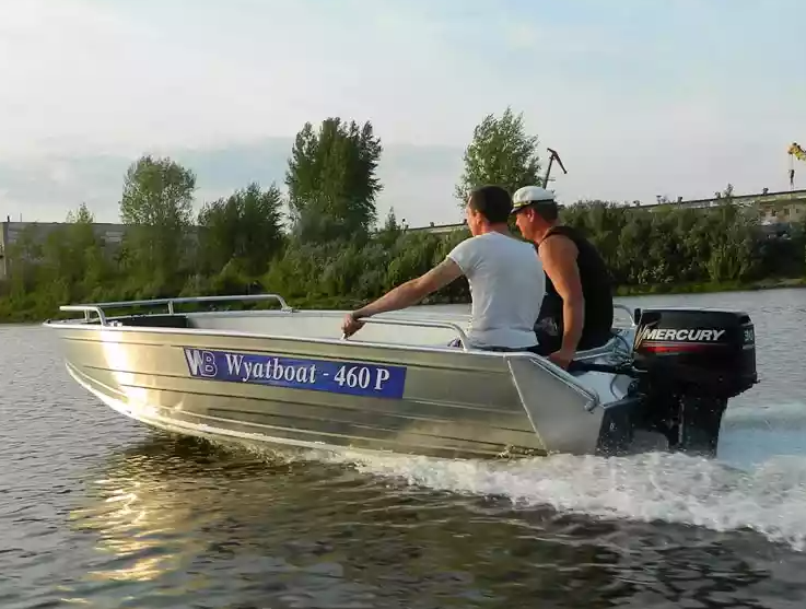 Алюминиевая лодка Wyatboat-460 P в Комсомольске-на-Амуре