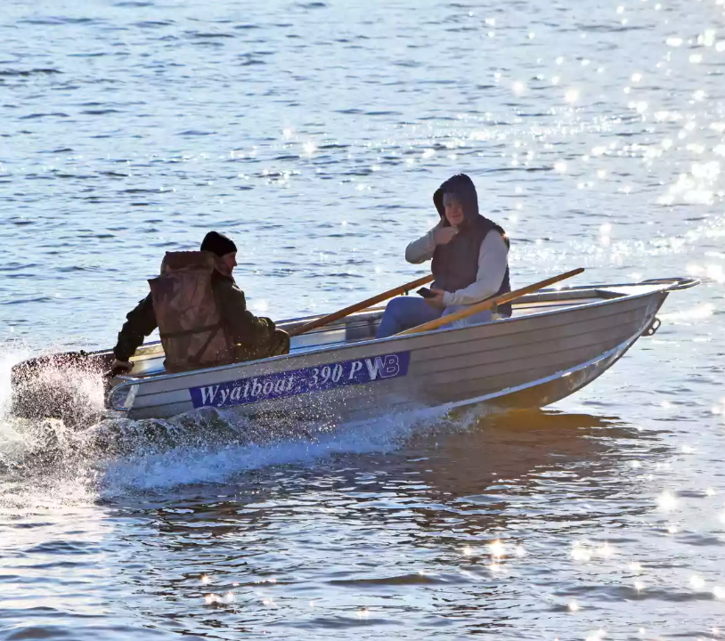 Алюминиевая лодка Wyatboat-390 P в Комсомольске-на-Амуре