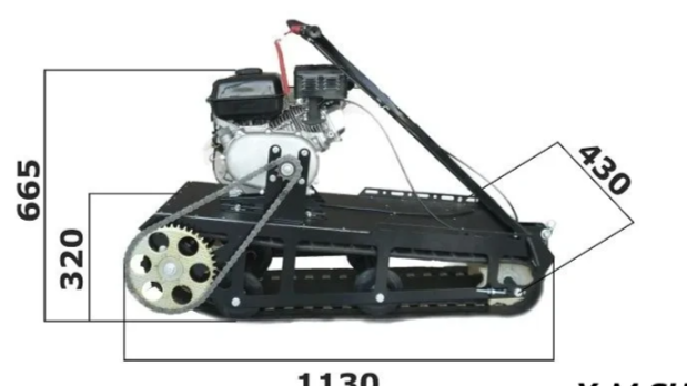 Мотобуксировщик XTREME-MOTORS "Конек-Горбунок" 6.5 л.с. в Комсомольске-на-Амуре