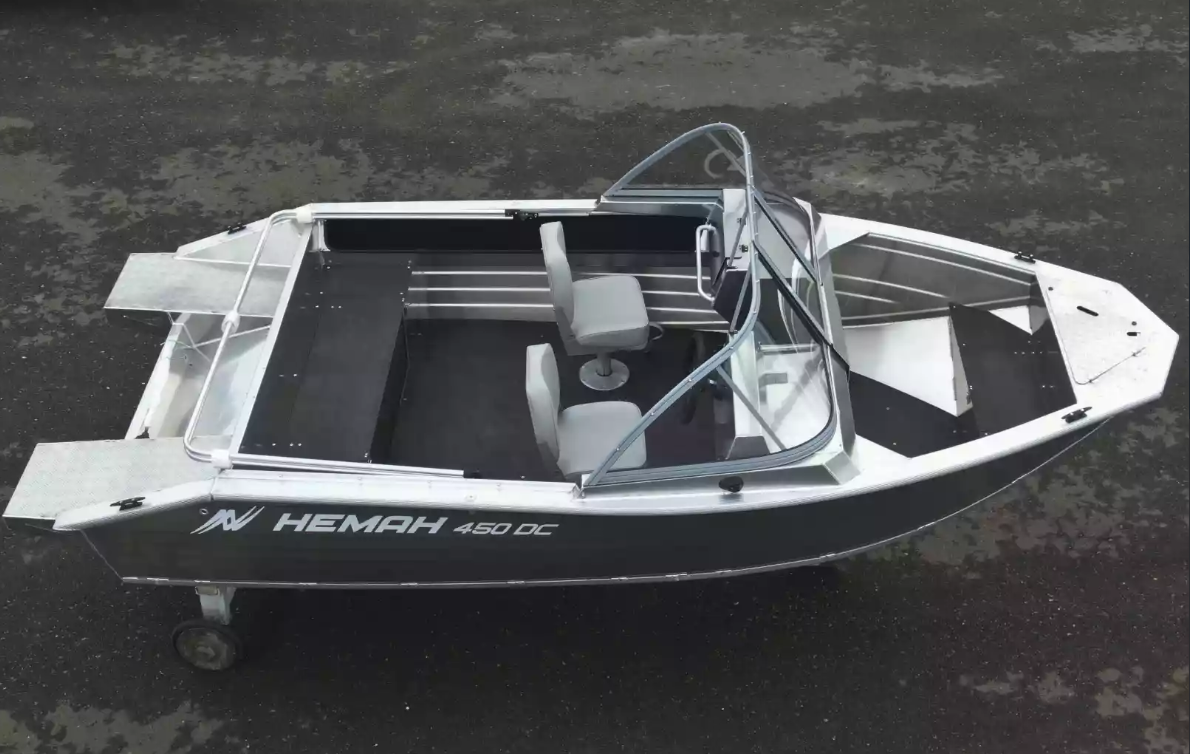 Алюминиевый катер Неман-450 DC NEW без покраски в Комсомольске-на-Амуре