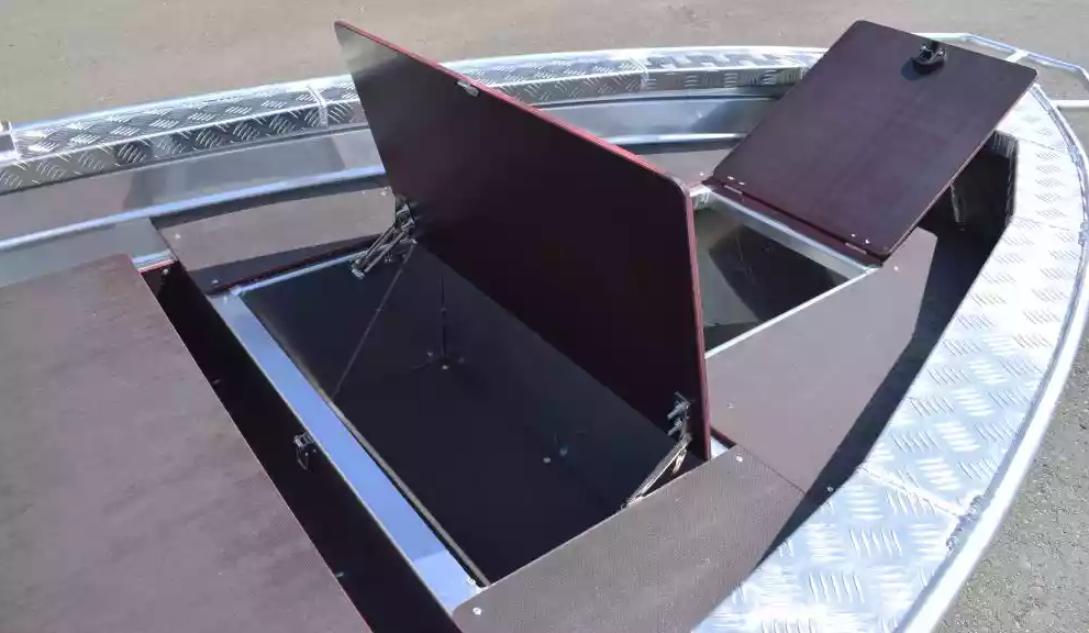 Алюминиевая лодка Wyatboat-390Р Fish в Комсомольске-на-Амуре