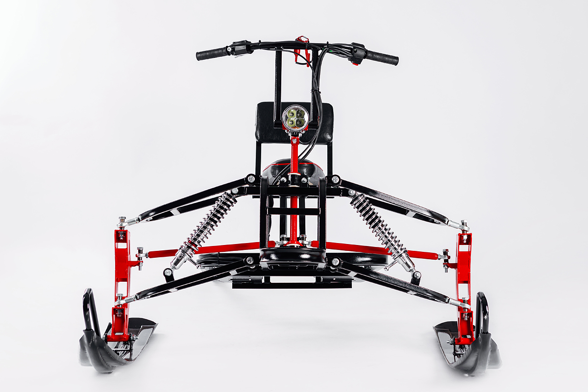 Лыжный модуль IKUDZO с подогревом ручек пластиковые лыжи в Комсомольске-на-Амуре