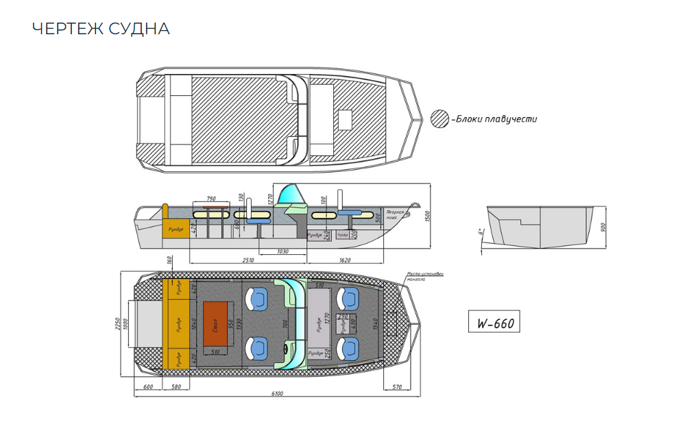 Алюминиевый катер Wyatboat-660 в Комсомольске-на-Амуре