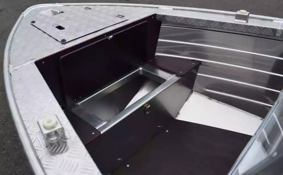 Алюминиевая лодка Wyatboat-390 DCM Увеличенный борт в Комсомольске-на-Амуре