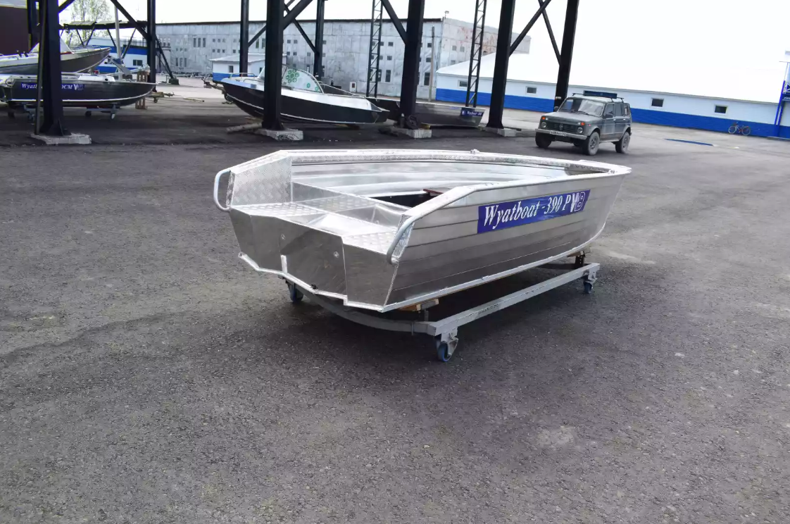 Алюминиевая лодка Wyatboat-390Р Увеличенный борт в Комсомольске-на-Амуре