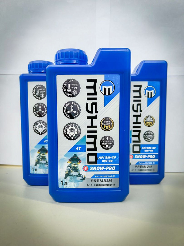 Масло синтетическое MISHIMO SNOW-PRO PREMIUM 4Т (SAE 0W-40 API SL/SJ/CF) в Комсомольске-на-Амуре