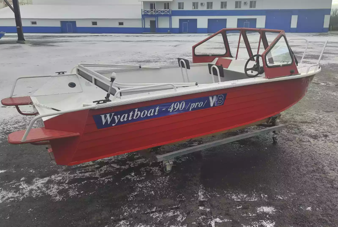 Алюминиевый катер Wyatboat-490 DCM Pro в Комсомольске-на-Амуре