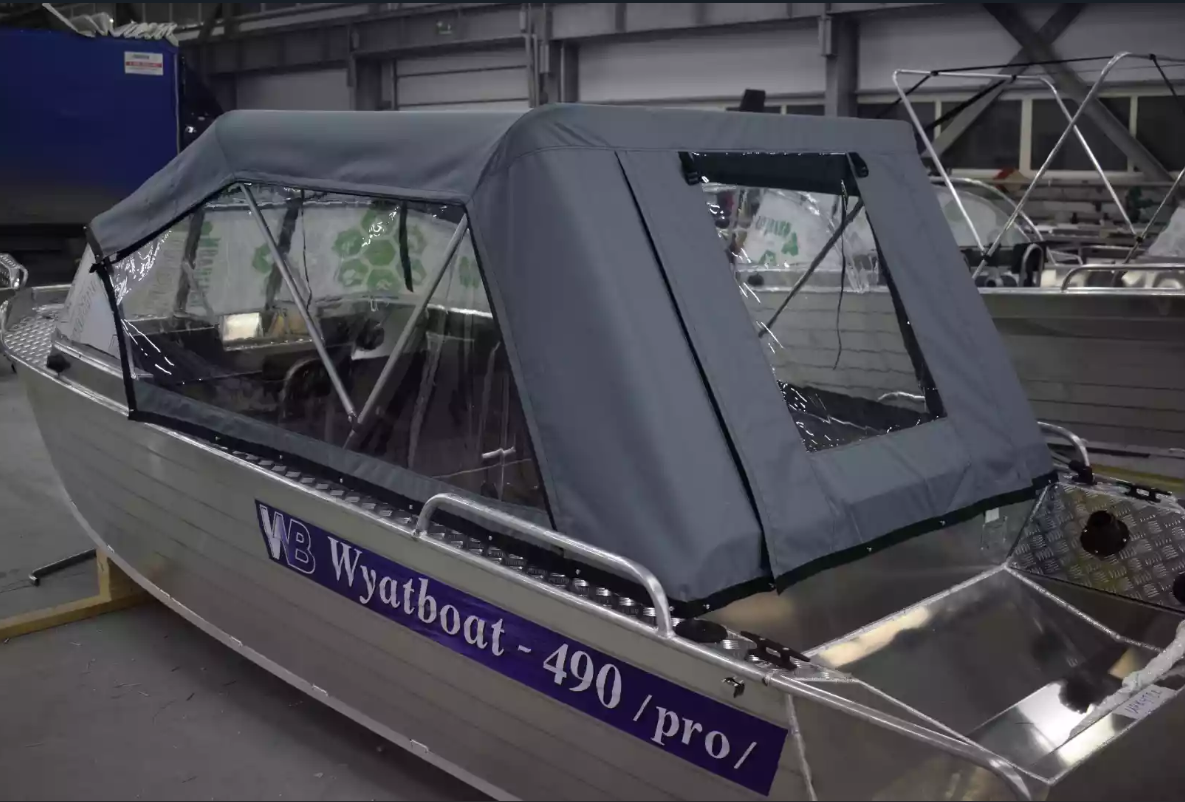 Алюминиевый катер Wyatboat-490 Pro в Комсомольске-на-Амуре