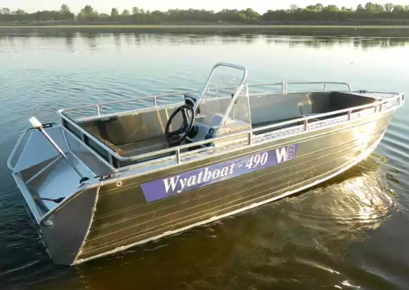 Алюминиевый катер Wyatboat-490 C в Комсомольске-на-Амуре
