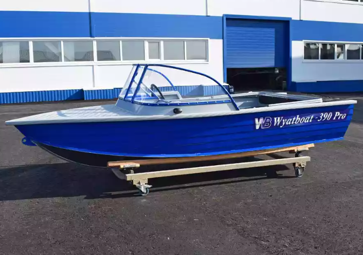 Алюминиевый катер Wyatboat-390 Pro в Комсомольске-на-Амуре