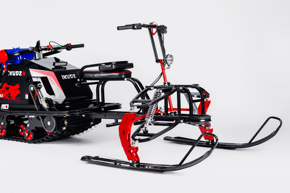 Лыжный модуль IKUDZO TERRAIN с подогревом ручек металлические лыжи в Комсомольске-на-Амуре