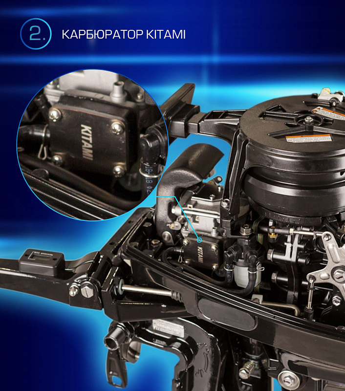 Лодочный мотор MARLIN PROLINE MP 9.9(20) AMHL FORCE в Комсомольске-на-Амуре