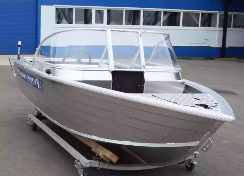 Алюминиевый катер Wyatboat-390 DCM Увеличенный борт в Комсомольске-на-Амуре