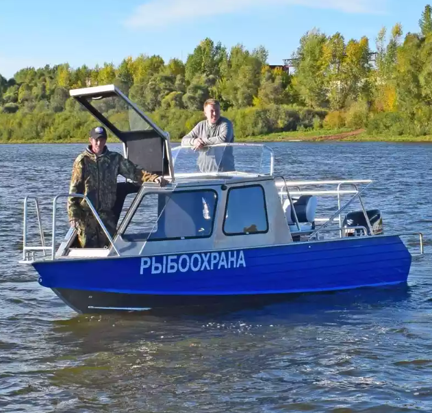 Алюминиевый катер Неман 550 с каютой в Комсомольске-на-Амуре