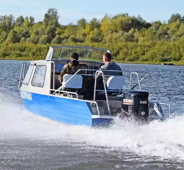 Алюминиевый катер Неман 550 с каютой в Комсомольске-на-Амуре