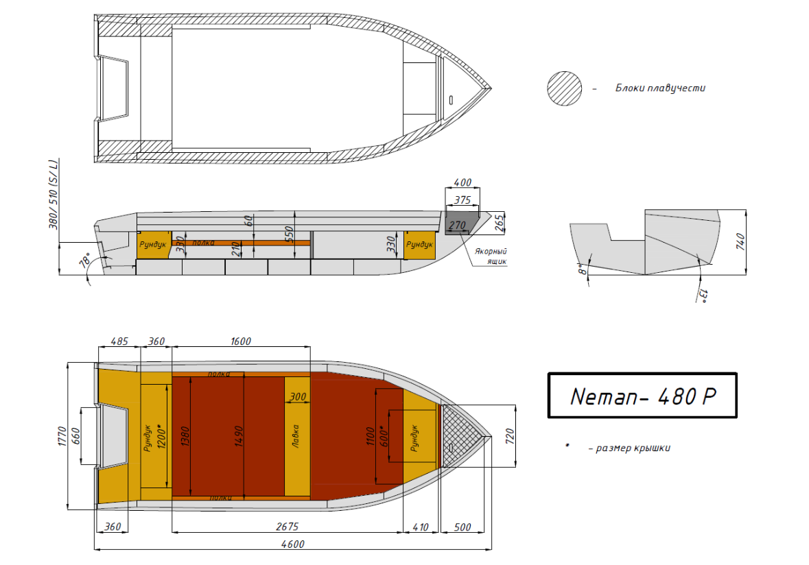 Алюминиевая лодка  Неман-480 Р в Комсомольске-на-Амуре