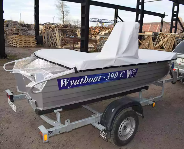 Алюминиевый катер Wyatboat-390 C в Комсомольске-на-Амуре