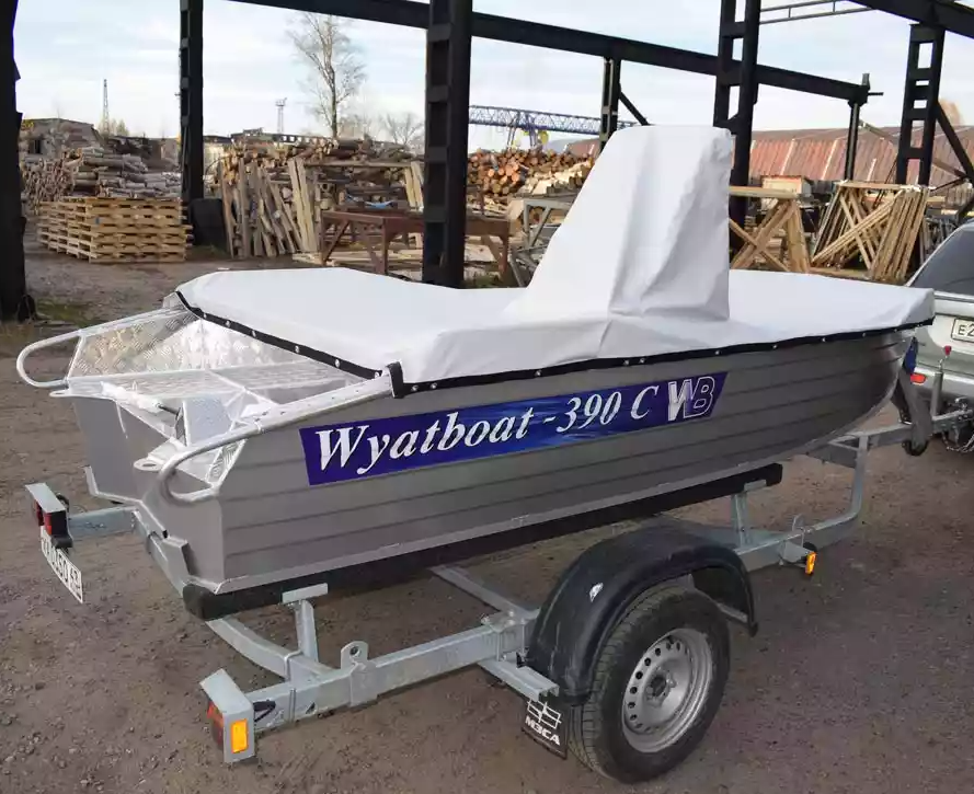 Алюминиевая лодка Wyatboat-390 C в Комсомольске-на-Амуре