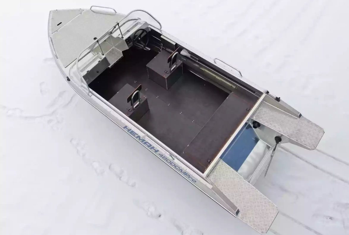 Алюминиевый катер Neman-480 DCM PRO в Комсомольске-на-Амуре