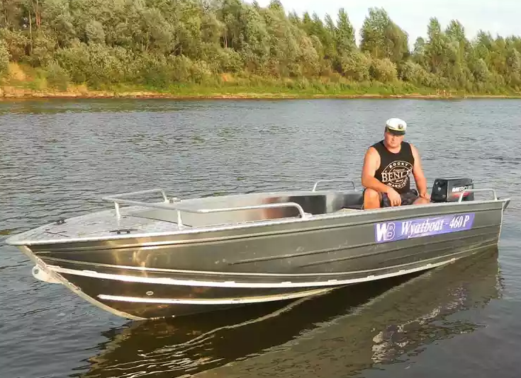 Алюминиевая лодка Wyatboat-460 P в Комсомольске-на-Амуре