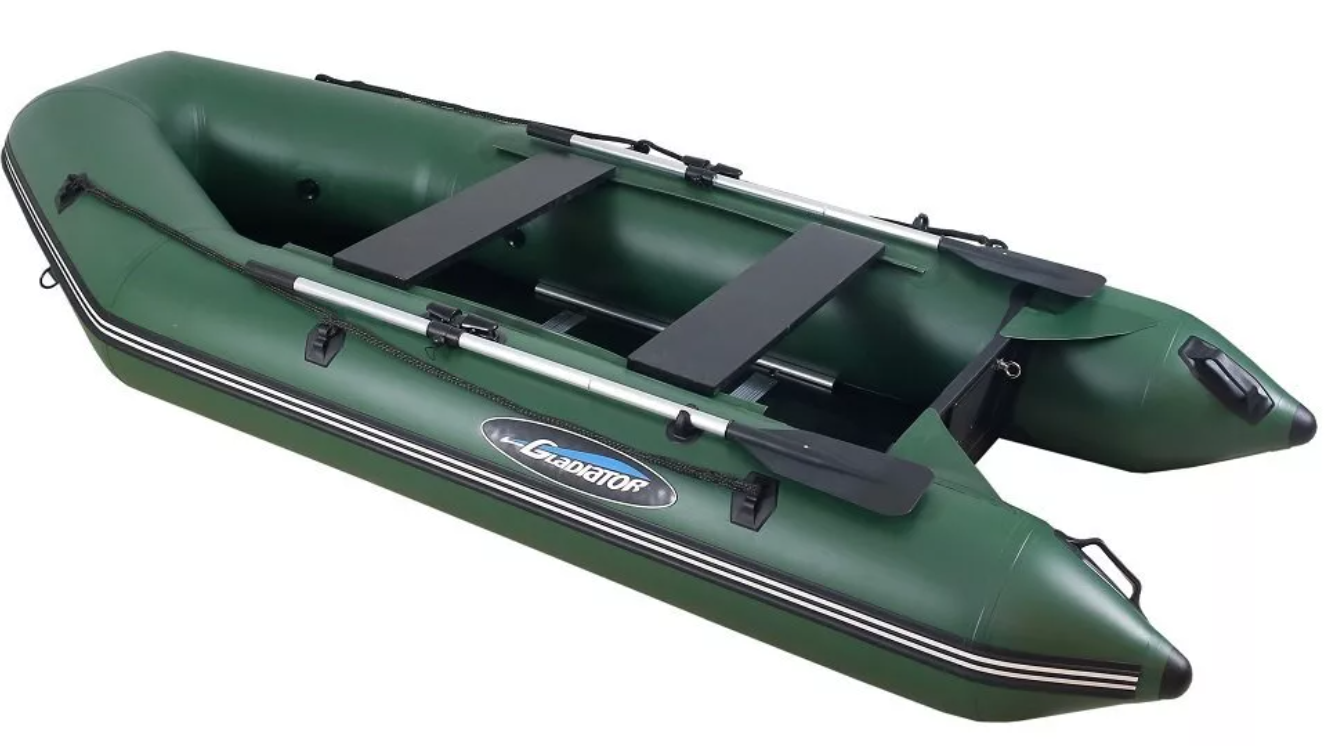 МОТОРНО-ГРЕБНАЯ ЛОДКА ПВХ GLADIATOR A 280 ТК С ФАНЕРНЫМ ДНОМ в Комсомольске-на-Амуре