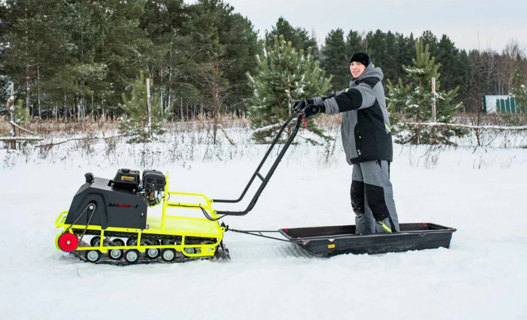 Мотобуксировщик Бурлак ХОЗЯИН-1 (капот ткань) в Комсомольске-на-Амуре
