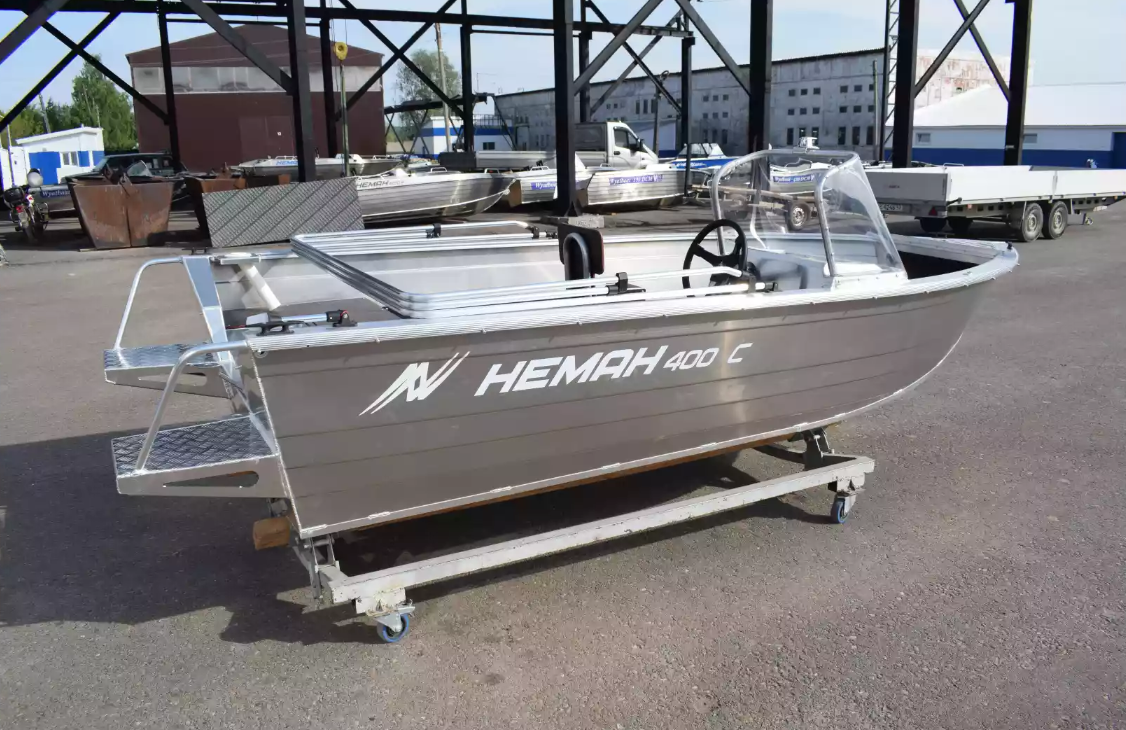 Алюминиевая лодка Неман-400 С в Комсомольске-на-Амуре