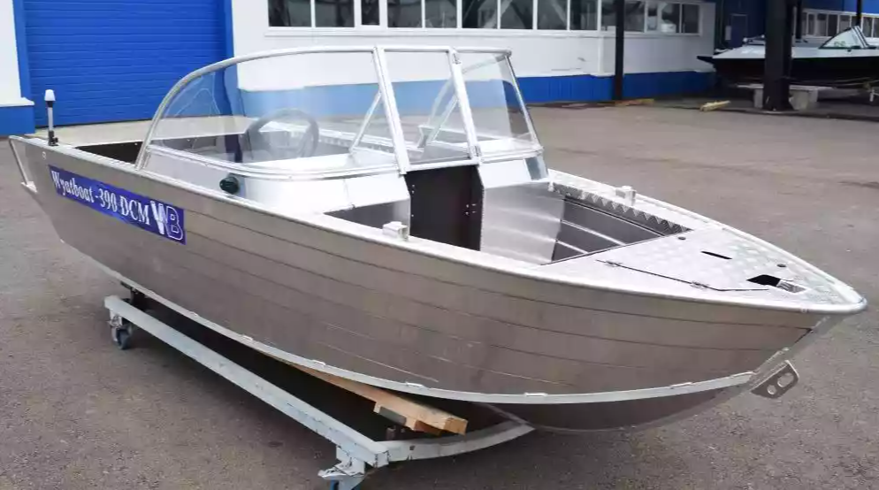 Алюминиевая лодка Wyatboat-390 DCM Увеличенный борт в Комсомольске-на-Амуре