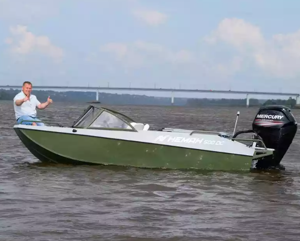 Алюминиевый катер Неман 500 DC водомёт в Комсомольске-на-Амуре
