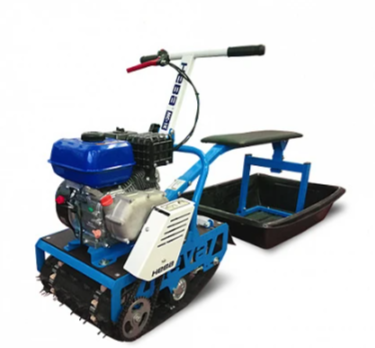 Мотобуксировщик НЕВА МС-1К с санями и сиденьем в Комсомольске-на-Амуре