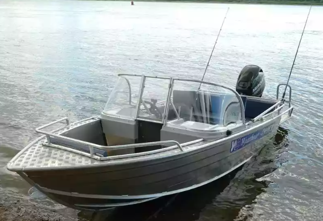 Алюминиевый катер Wyatboat-430T DCM Трансформер в Комсомольске-на-Амуре