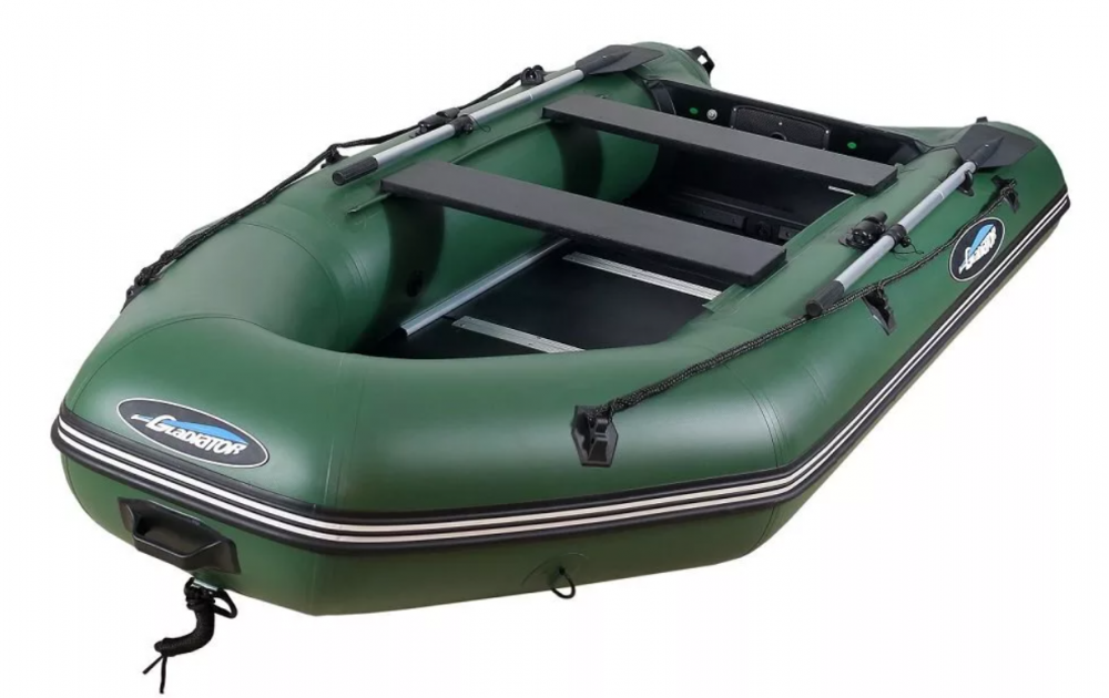 МОТОРНО-ГРЕБНАЯ ЛОДКА ПВХ GLADIATOR A 320 ТК С ФАНЕРНЫМ ПОЛОМ в Комсомольске-на-Амуре