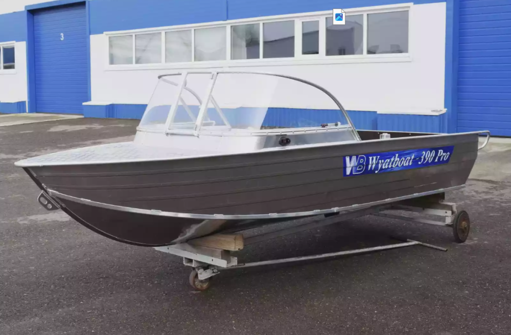 Алюминиевый катер Wyatboat-390 Pro в Комсомольске-на-Амуре