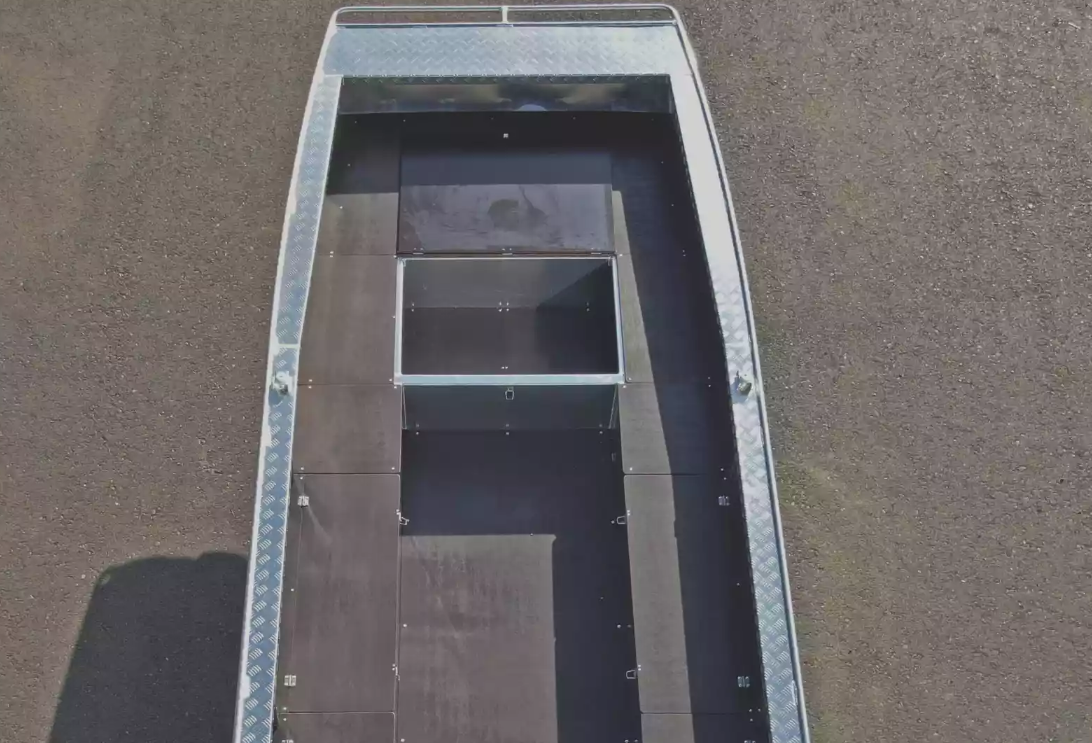 Алюминиевая лодка Wyatboat-490 Jonboat в Комсомольске-на-Амуре