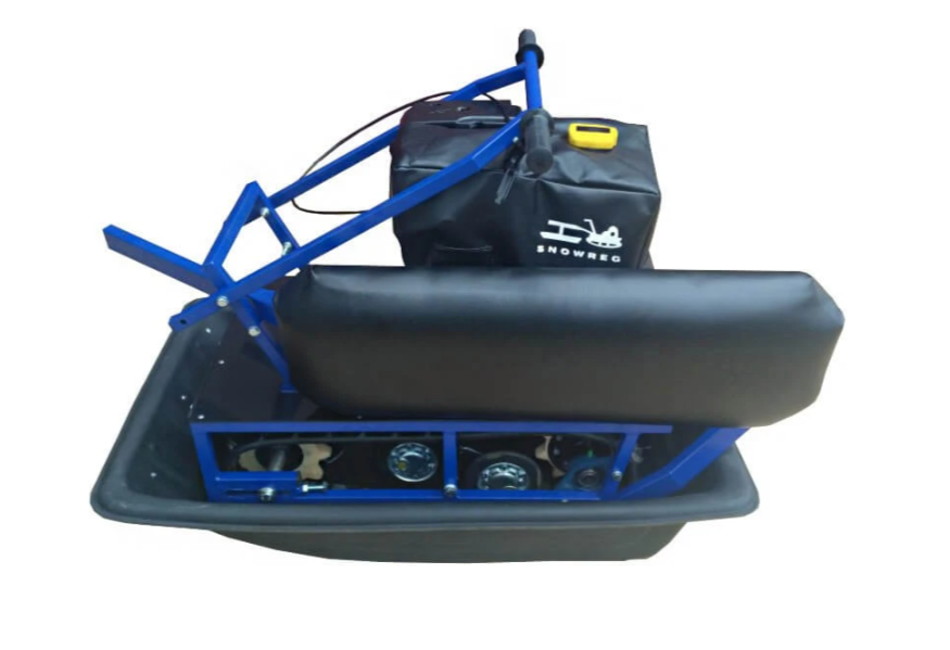 Мини-мотобуксировщик Альбатрос-М с фарой в Комсомольске-на-Амуре