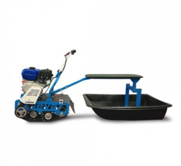 Мотобуксировщик НЕВА МС-1К с санями и сиденьем в Комсомольске-на-Амуре