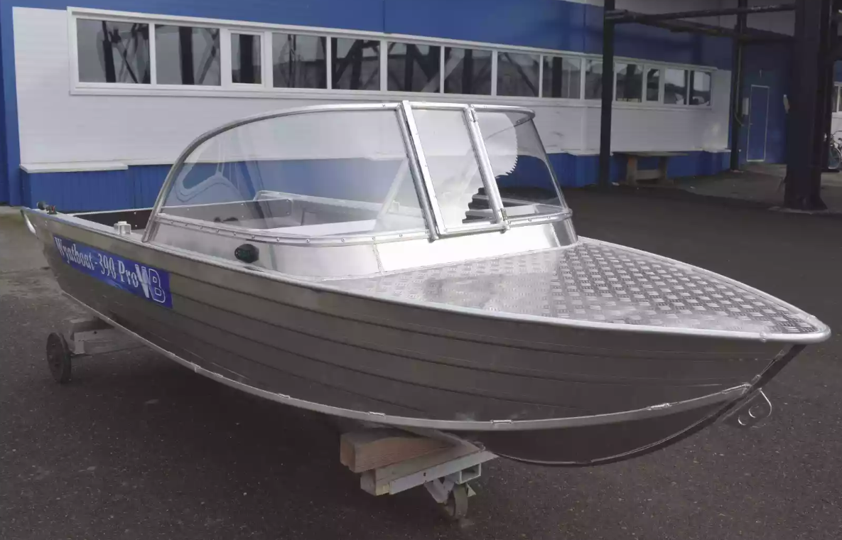 Алюминиевый катер Wyatboat-390 Pro в Комсомольске-на-Амуре
