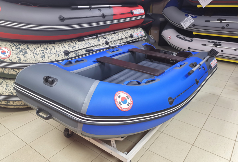 КОМПЛЕКТ Лодка MISHIMO PRO 350 + ЛОДОЧНЫЙ МОТОР MARLIN MP 9.9 (20) AMHS PRO в Комсомольске-на-Амуре