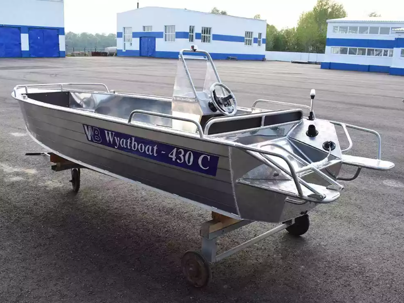 Алюминиевый катер Wyatboat-430 C в Комсомольске-на-Амуре