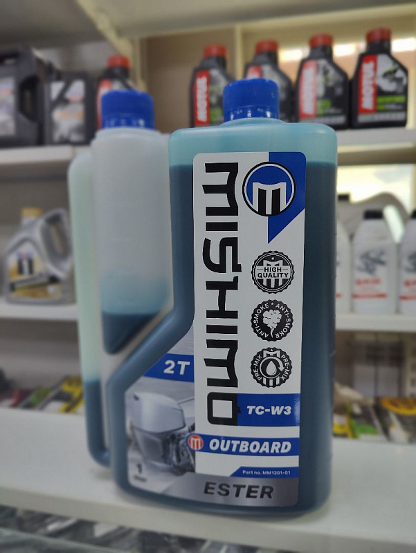 Масло MISHIMO 2T OUTBOARD (ESTER) полусинтетика 1 л в Комсомольске-на-Амуре