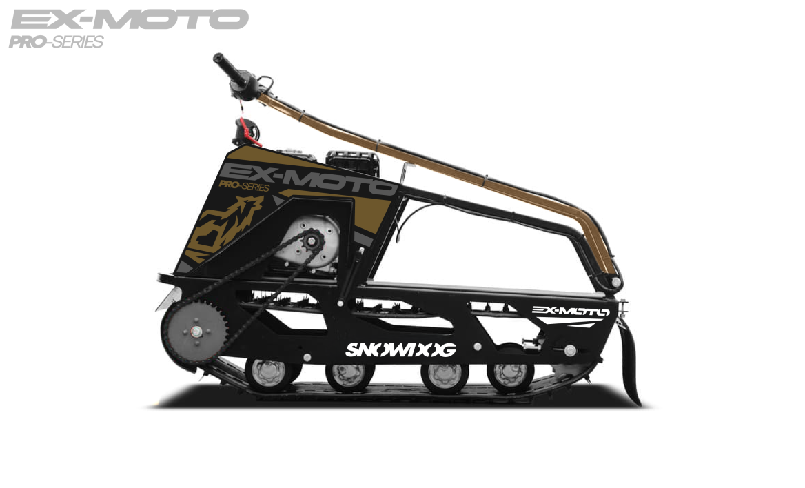 Мотобуксировщик EX-MOTO SNOWDOG S380 8л.с. в Комсомольске-на-Амуре