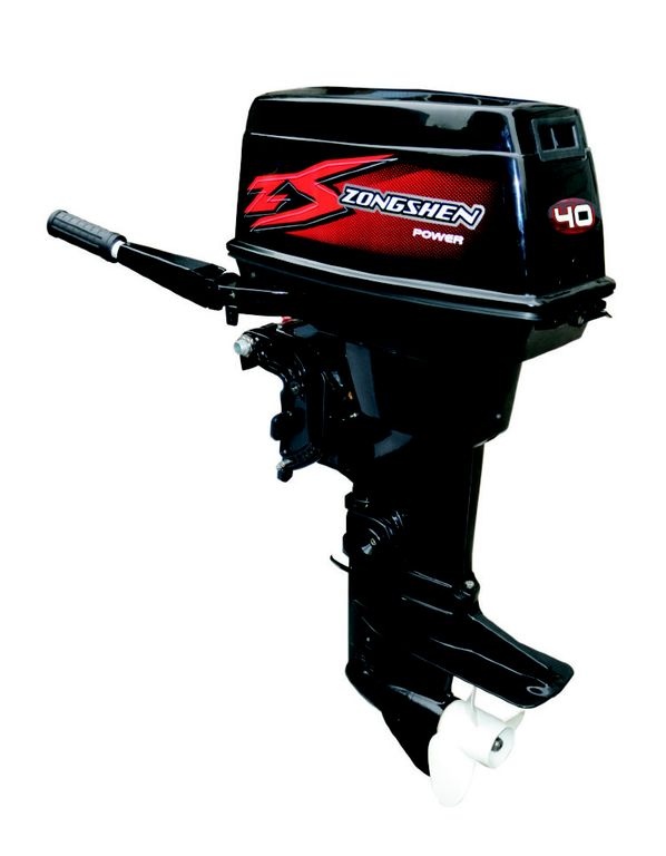 Лодочный мотор Zongshen T40 (+руль+пульт) в Комсомольске-на-Амуре