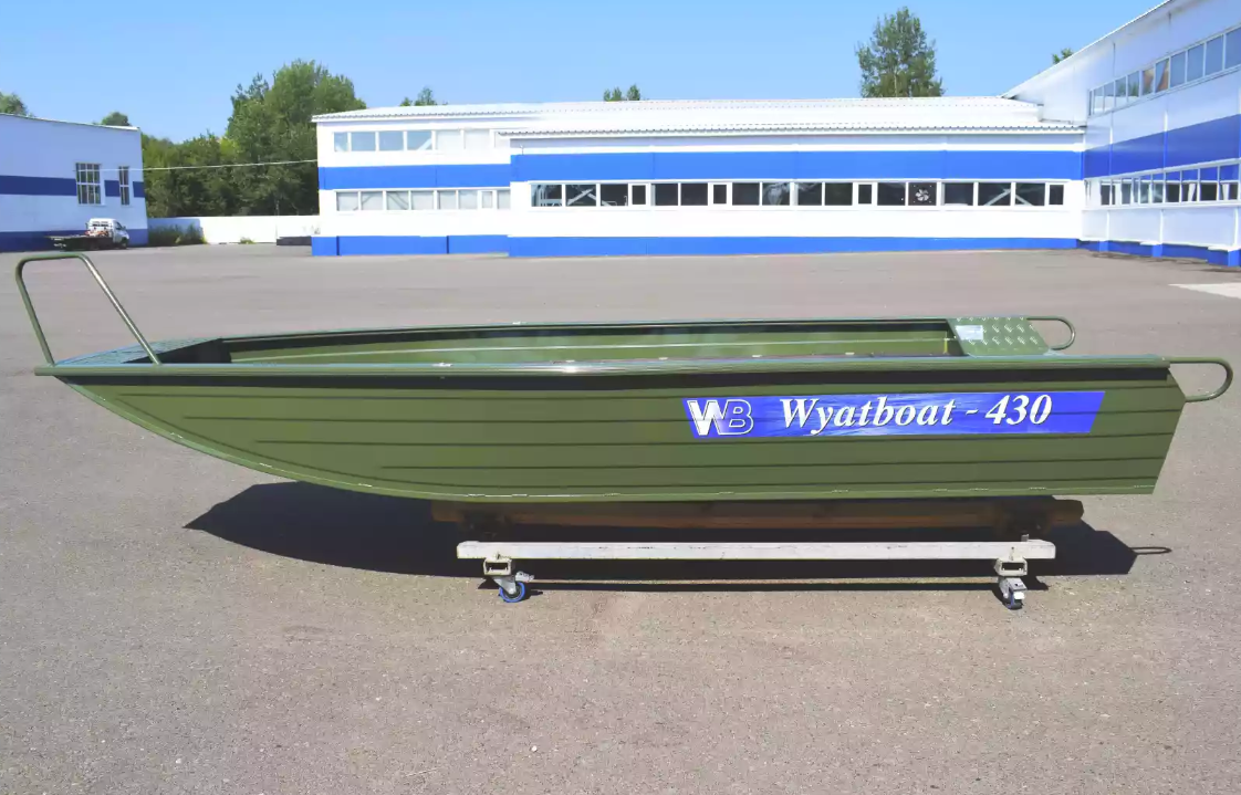 Алюминиевая лодка  Wyatboat-430 Master Fish в Комсомольске-на-Амуре