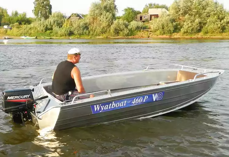 Алюминиевая лодка Wyatboat-460 P в Комсомольске-на-Амуре