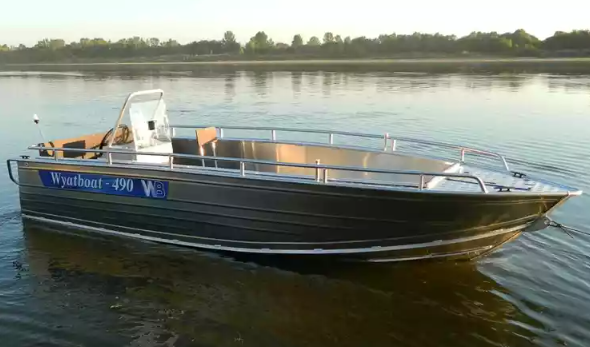 Алюминиевый катер Wyatboat-490 C в Комсомольске-на-Амуре