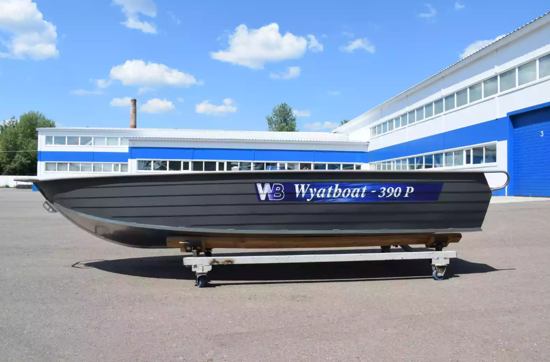Алюминиевая лодка Wyatboat-390Р Fish в Комсомольске-на-Амуре