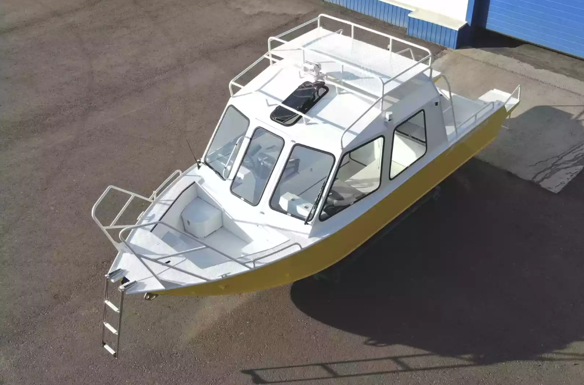 Алюминиевый катер Wyatboat-660 Cabin в Комсомольске-на-Амуре