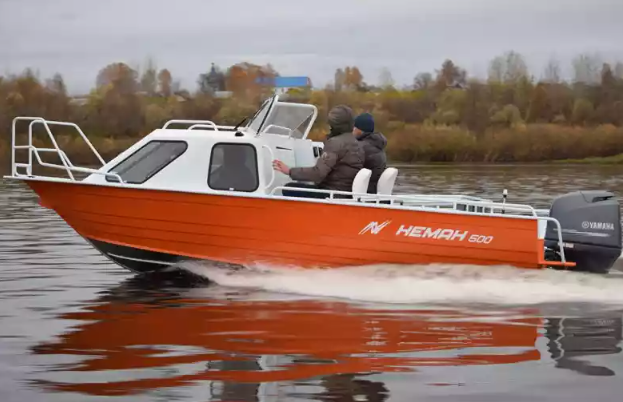Алюминиевый катер Неман-500 (каютный) в Комсомольске-на-Амуре