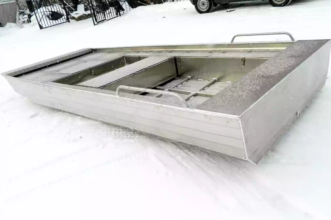 Алюминиевая лодка Wyatboat-390 Jonboat в Комсомольске-на-Амуре
